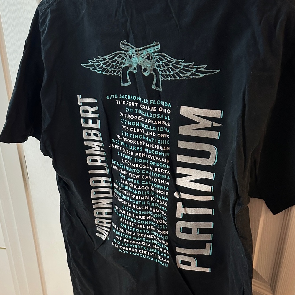 Black Miranda Lambert Graphic T-Shirt - Picture 2 of 2